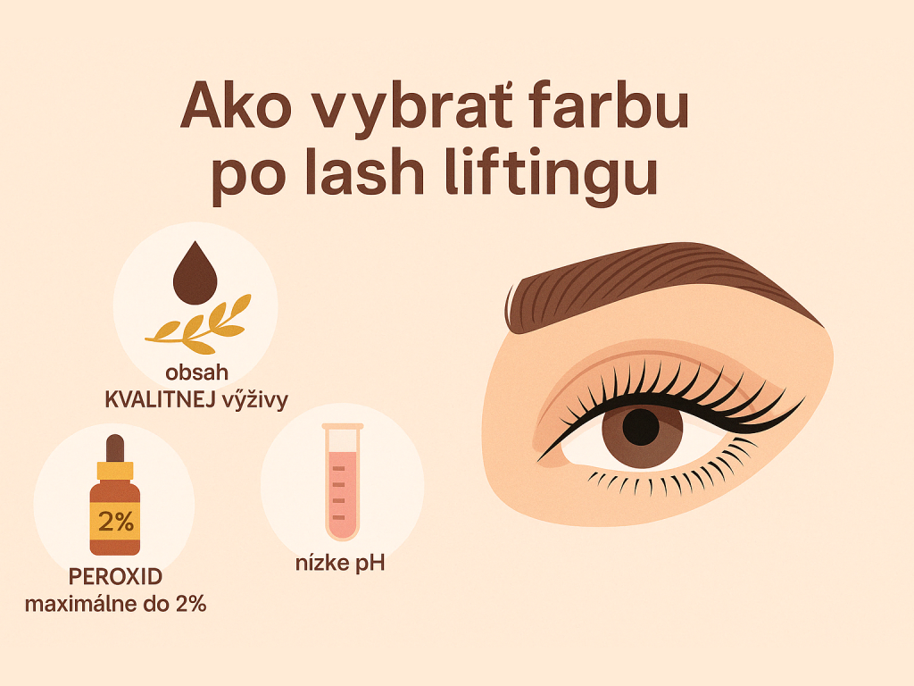 Ako vybrat farbu po lash liftingu